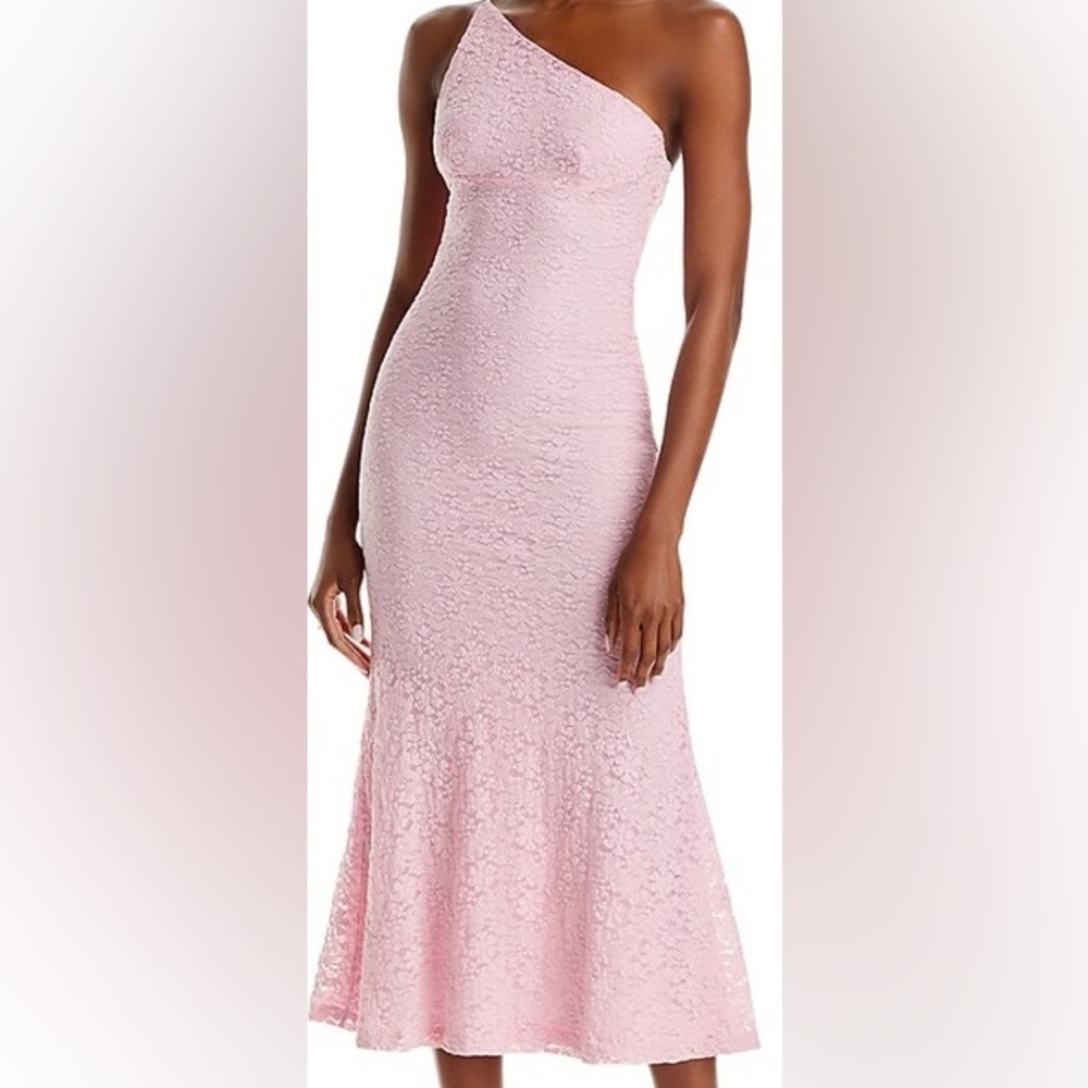 NWT Bardot Pink Albie Knit Maxi Dress Size 2 XS